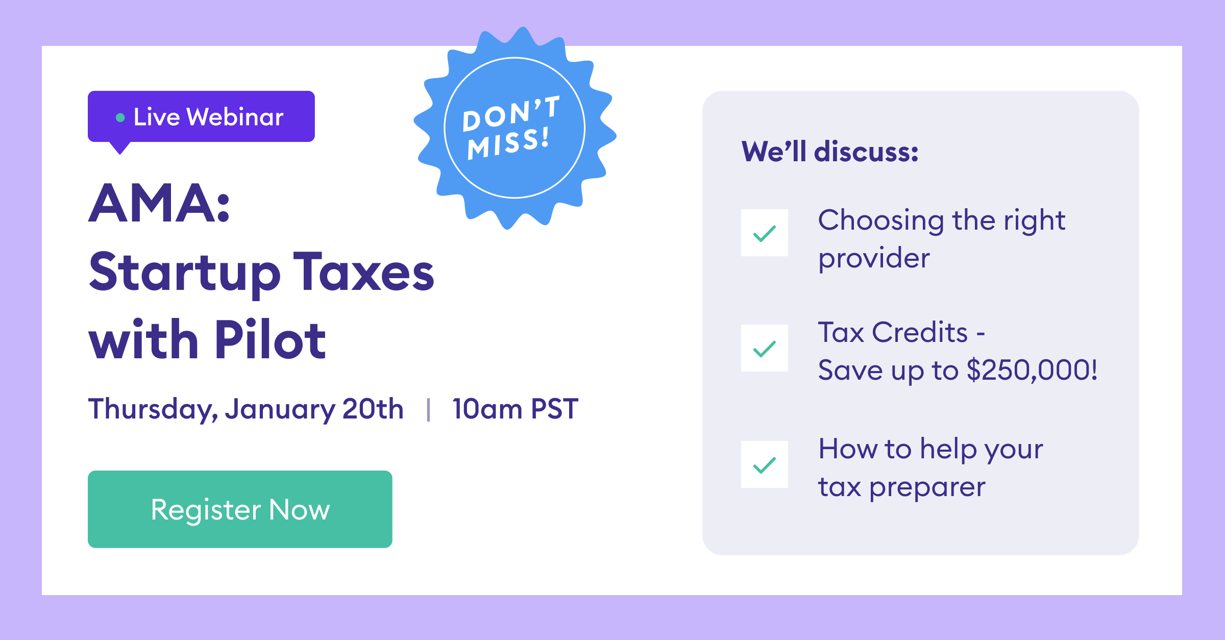 AMA on Startup Taxes